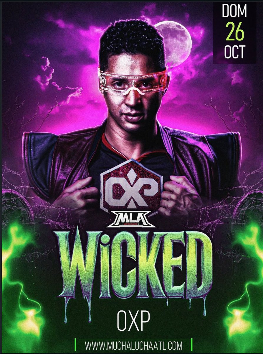 Mi gente los veo mañana! 
The OXP X MuchaLuchaATL ⚡️⚡️⚡️