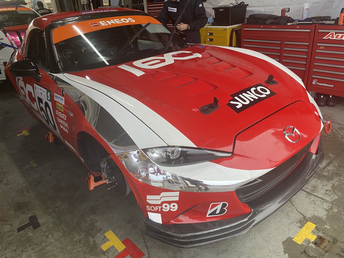 yunmao_ayakawa's tweet photo. 🏁スーパー耐久シリーズ2025 第6戦 スーパー耐久レースin岡山🏁決勝🔥

おはようございます☔️
本日決勝日❣️

❤️LOVEDRIVE RACING
1番ピット
❤️ST-5R 50号車
LOVEDRIVE ロードスター

応援よろしくお願い致します❣️

#スーパー耐久
#S耐
#ラブドライブ
#ラブドライブレーシング
#岡山国際サーキット https://t.co/HFv5nAKa3V