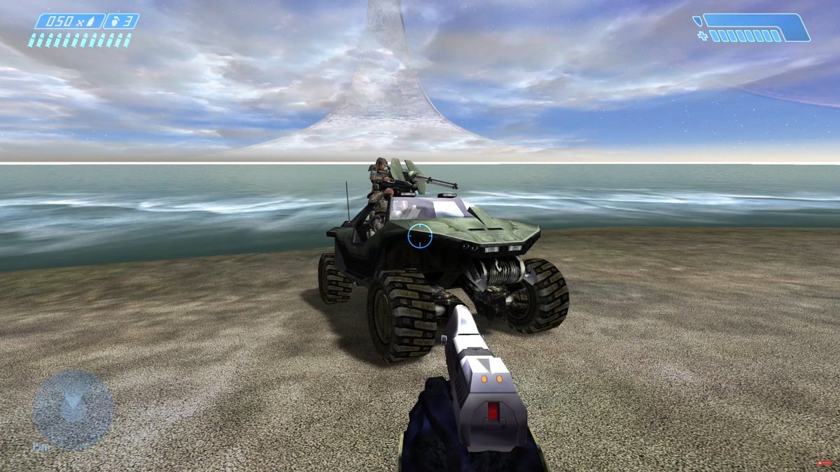 BigRobEnergy's tweet image. The Halo community will deadass see these two photos together and still somehow try to convince you that the 2001 version LOOKS BETTER 
😂😂😂😂😂😂
Might be the most insufferable community in ALL of gaming (as much as I hate to say it)
New Halo CE looks incredible dude