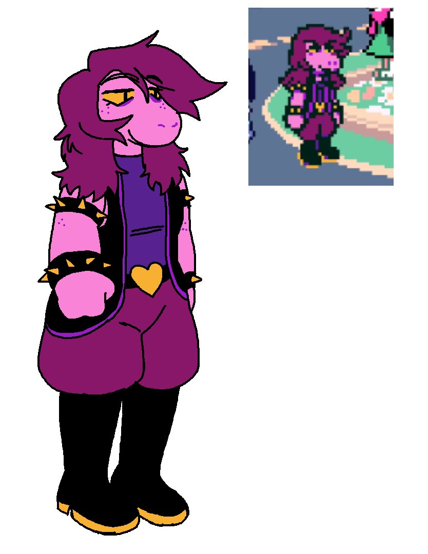 my sick lizard daughter #DELTARUNE