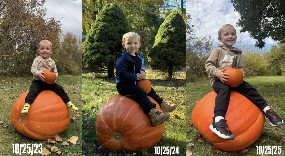 October Twenty Five! We love getting our Pumpkins and watching Football allll day!!