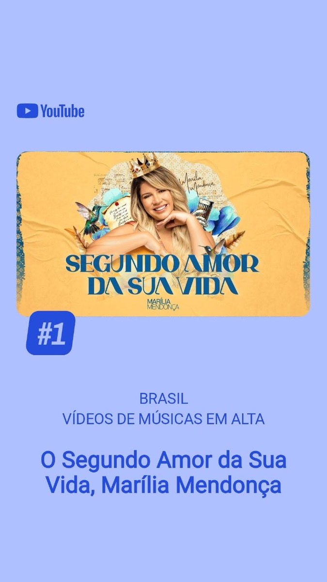 #1 nos vídeos em alta. 👑