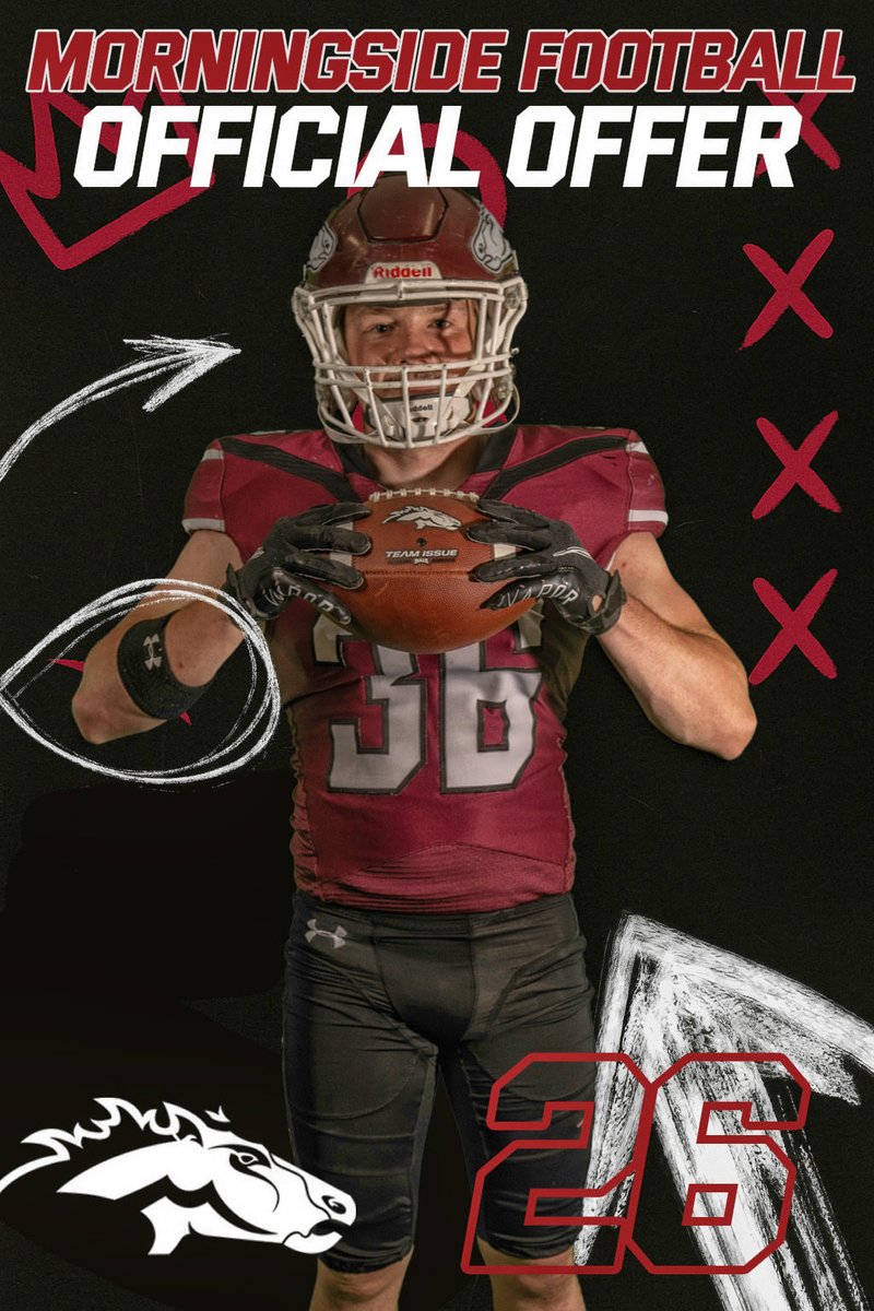 #AGTG After a great conversation with <a href="/CoachCSilva/">Coach Chris Silva</a>, I am blessed to have received an offer from Morningside University! <a href="/MsideFootball/">Morningside University Football</a>
