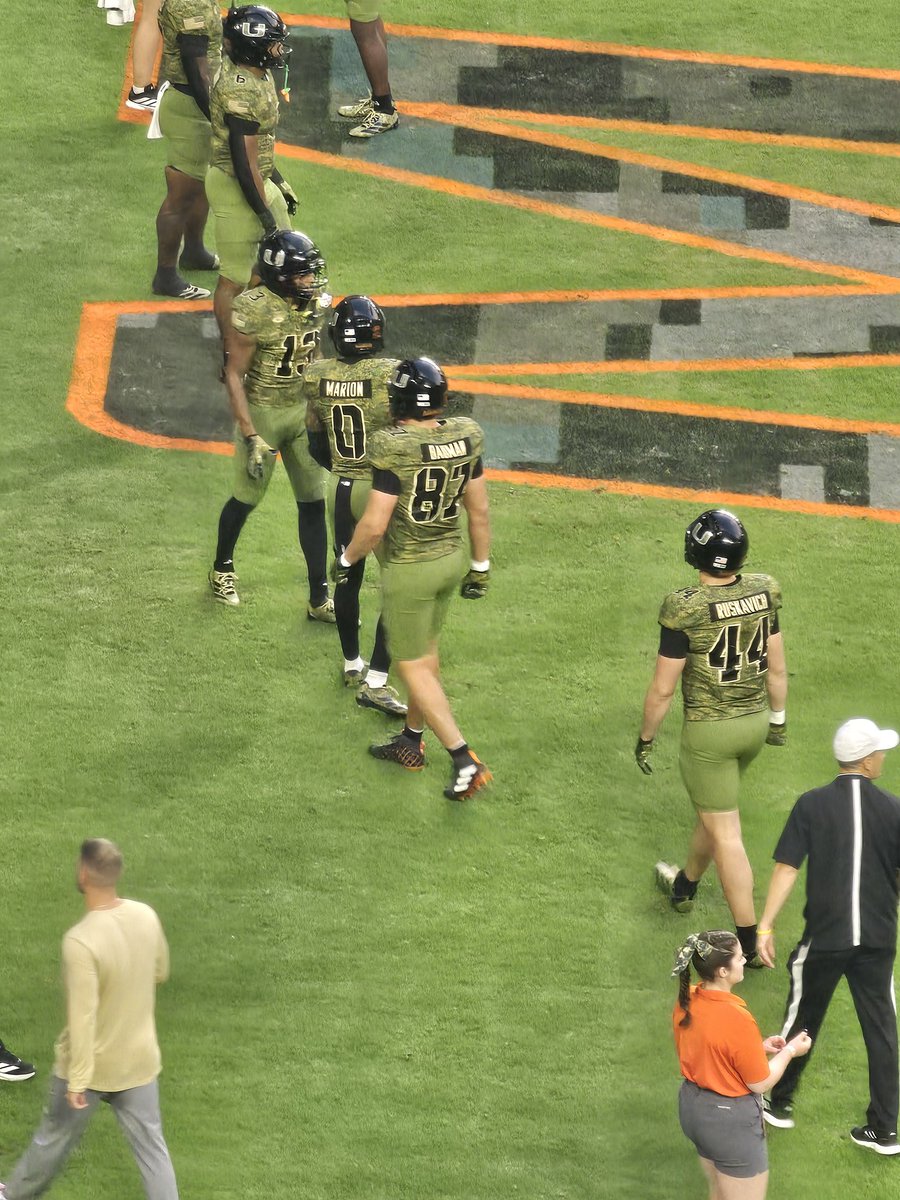 At the Rock to see the Canes play. <a href="/JimmyJohnson/">Jimmy Johnson</a> &amp; Micheal Irvin.