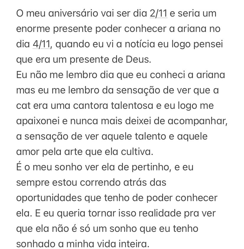 GivenchyYasmin's tweet photo. Ari, minha paixão, cada letra de música, cada mensagem de amor que ela me ensinou e o talento dela, o ser humano que é, me fazem amar ela ainda mais. Por favor @infoari me ajude realizar esse sonho.🩷🩷
#ArianatorsNaPremiere https://t.co/UN3JtsgkTu