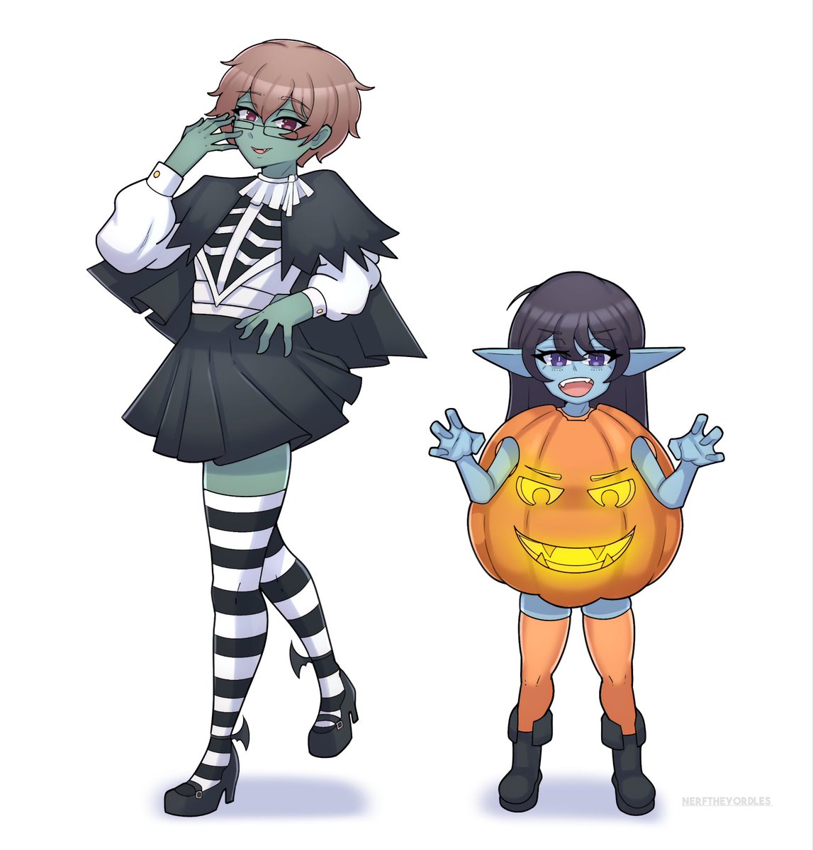 Checking halloween costumes with <a href="/waif_foo/">waif</a>