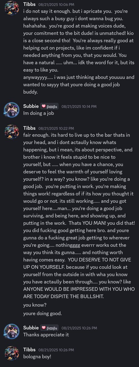 This is truly heartbreaking. Tibbs was always there to cheer and hype people up at every stream and bring up positivety everywhere you go. I'm going to miss you buddy.