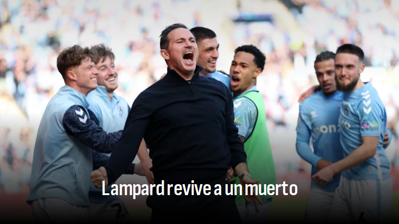 El Coventry aspira a subir a la Premier. No juega en la élite desde 2001. Está invicto. 

✍️ <a href="/AS_Fuentenebro/">Pablo M. Fuentenebro</a> 

🔗 mrf.lu/Z3q8