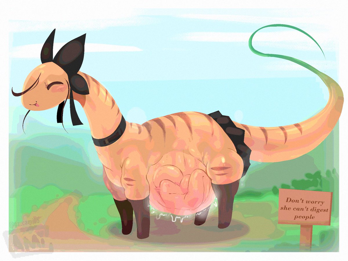 It just happen so often that the park decided to just put a sign telling she is... somehow harmeless