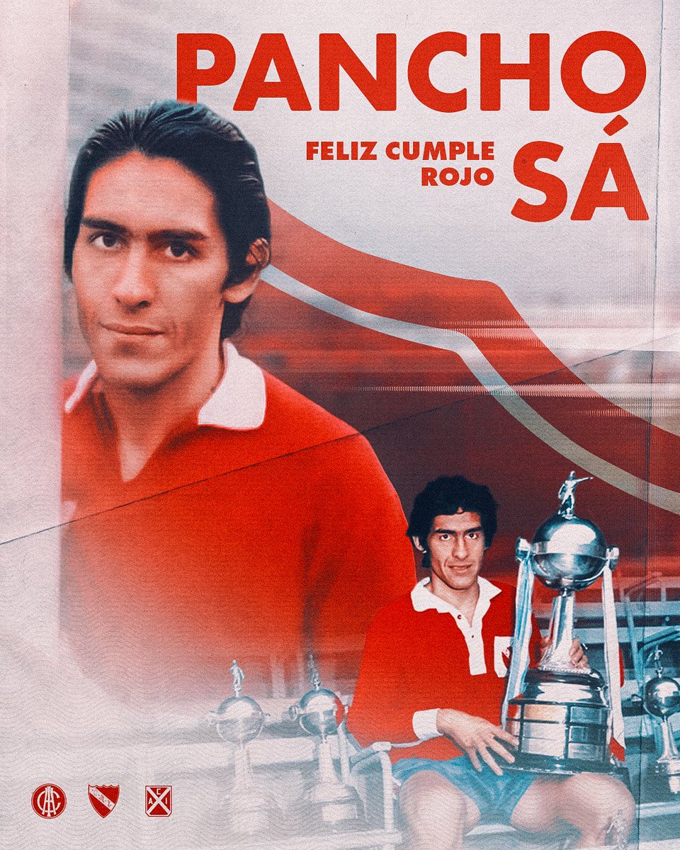 SalviGFX's tweet photo. Hoy cumple años el histórico Pancho Sá 🎨🇦🇹

Máximo ganador de la Copa Libertadores como jugador (4 con Independiente y 2 con Boca) 🏆 https://t.co/8xRQRhNmwg