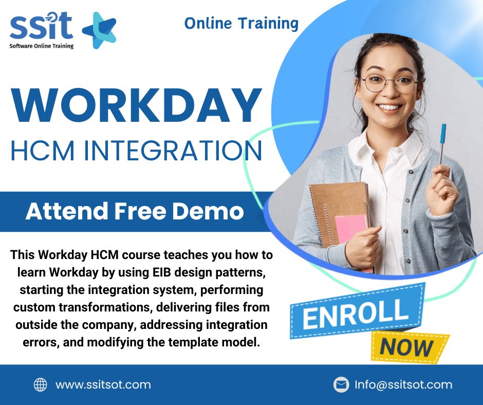 ssitsot's tweet image. 💼 We Provide Online Training on Workday HCM Integration 🌐

🚀 Mode: Online (Instructor-Led)
🎯 Level: Beginner to Advanced
📚 Practical Scenarios | Real-Time Projects | Expert Guidance

#WorkdayTraining #WorkdayHCM #WorkdayIntegration #HCMIntegration #WorkdayStudio #WorkdayEIB