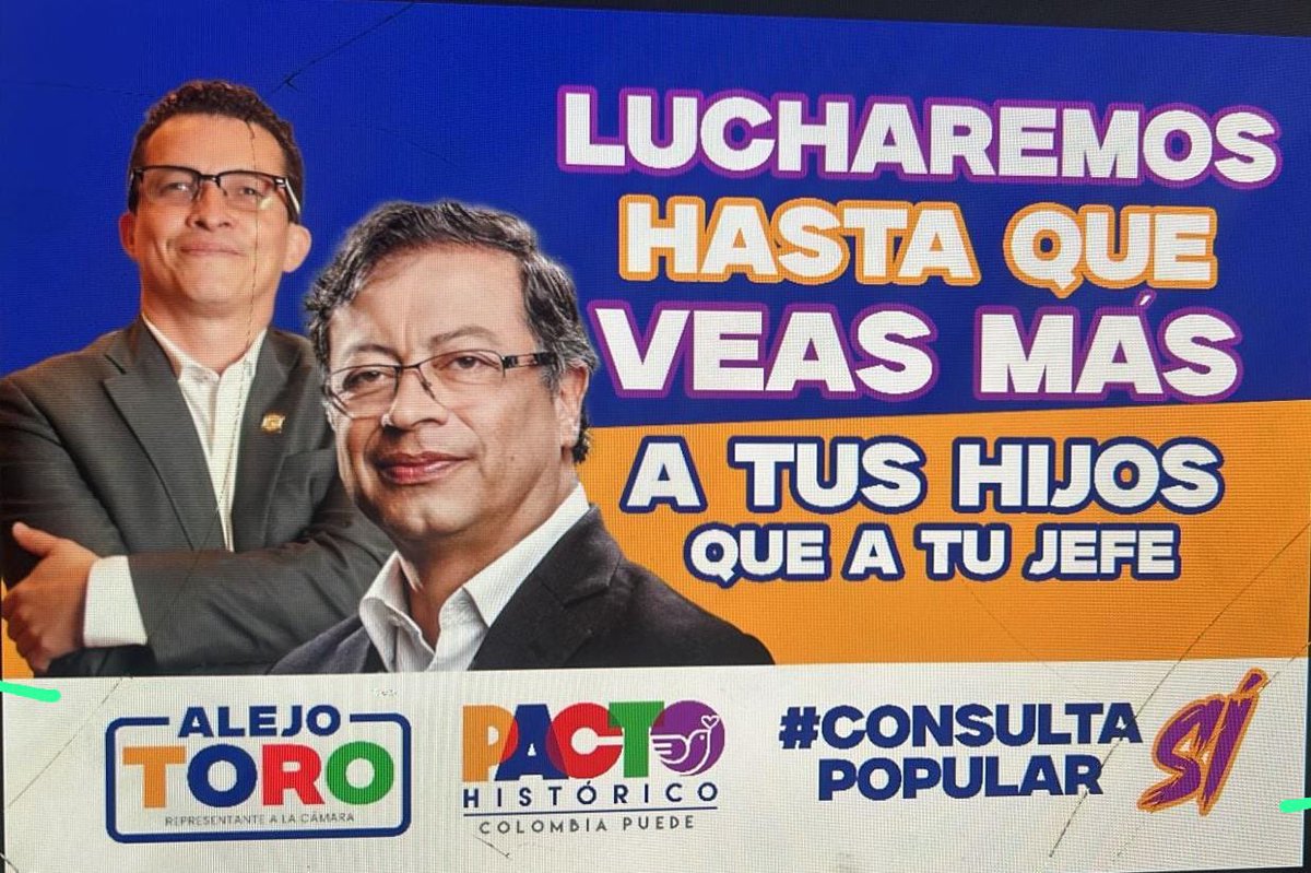 Lucharemos hasta que veas más a tus hijos que a tu jefe #1AlejoToro
