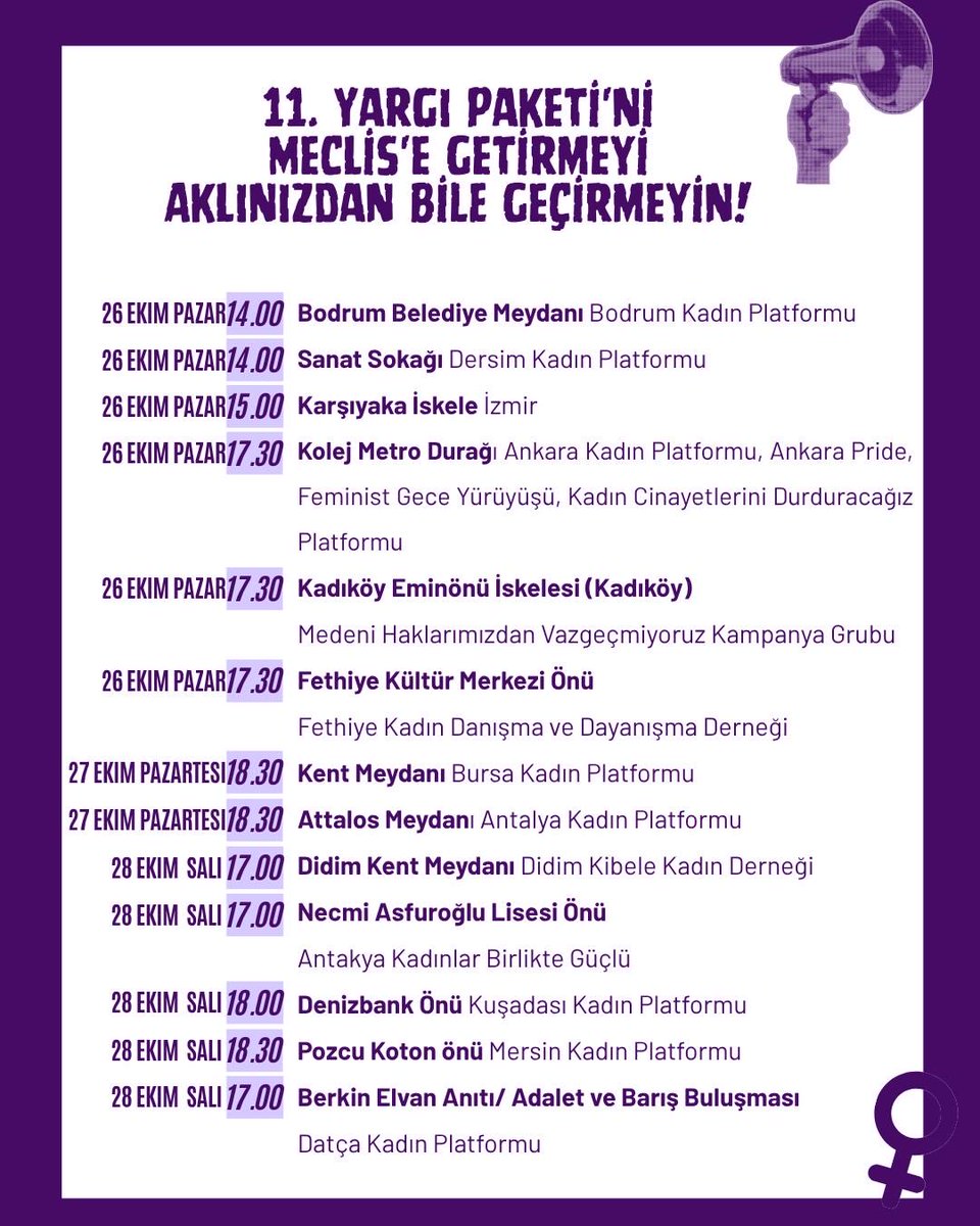 Hayatlarımıza yönelen şiddeti ve nefreti yasalaştırma girişimine karşı sokaktayız, bir aradayız!