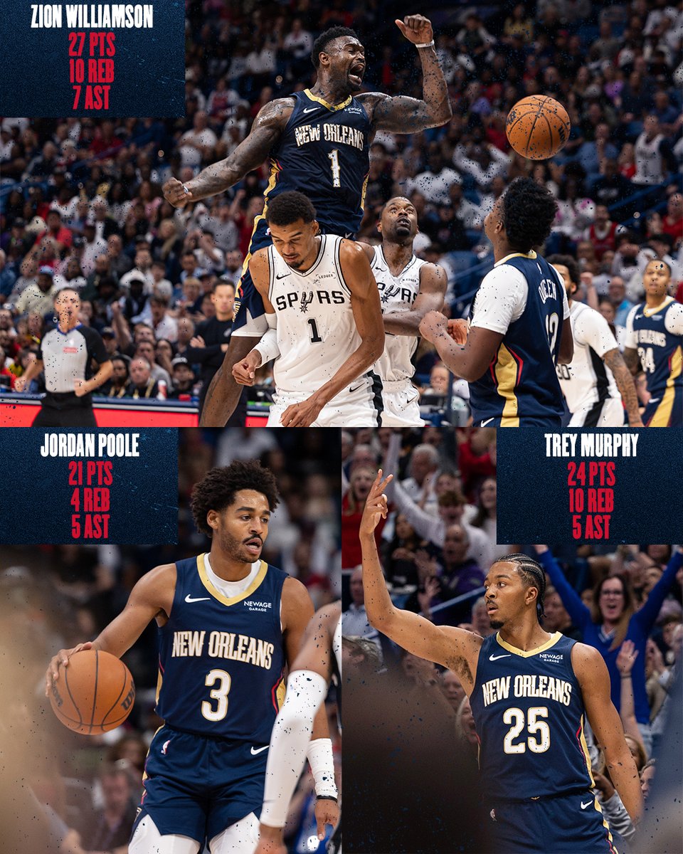 72 points between Z, Trey, & JP last night 🫡