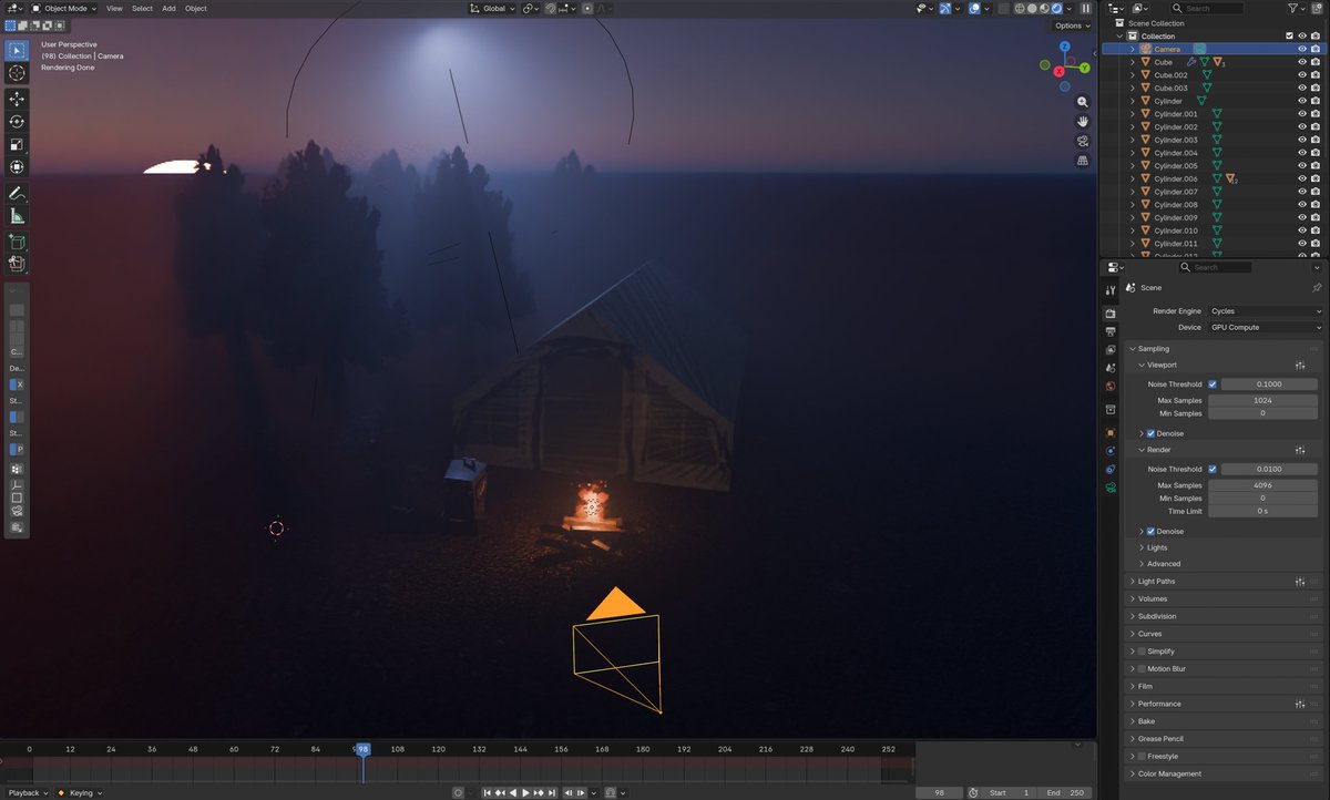 Pour la vidéo, je voulais faire des rendus 3D stylisés, mais ça prend un temps monstre mdrrrrr, je crois que je vais peut-être abandonner l'idée…
x.com/Yionidas_VFX/s…