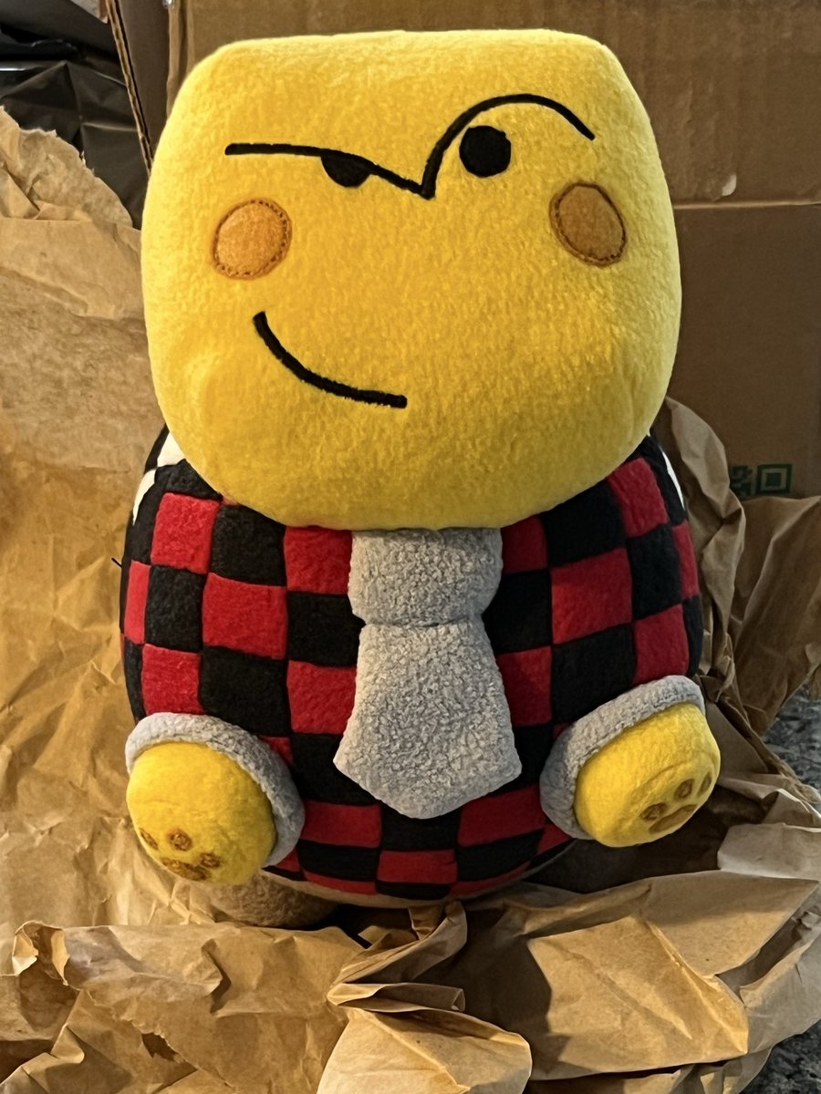 drakobloxxed's tweet image. my devesto plush is here #dieofdeath