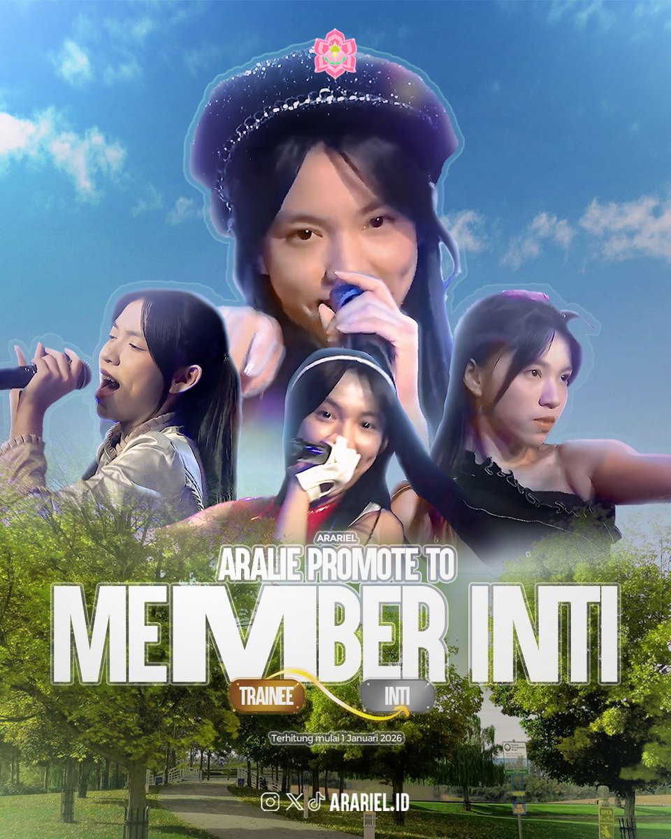 _aranika's tweet photo. Selamat, @Aralie_JKT48. Langit tak pernah terburu-buru untuk menampakkan bintangnya — dan kini, satu di antaranya bersinar atas nama kamu.

Teruslah tumbuh dengan hati yang sama, berproses dengan cahaya yang lembut.

Kami sangat bangga padamu — pada setiap langkah kecil yang kamu tempuh menuju bintangmu sendiri✨💗.