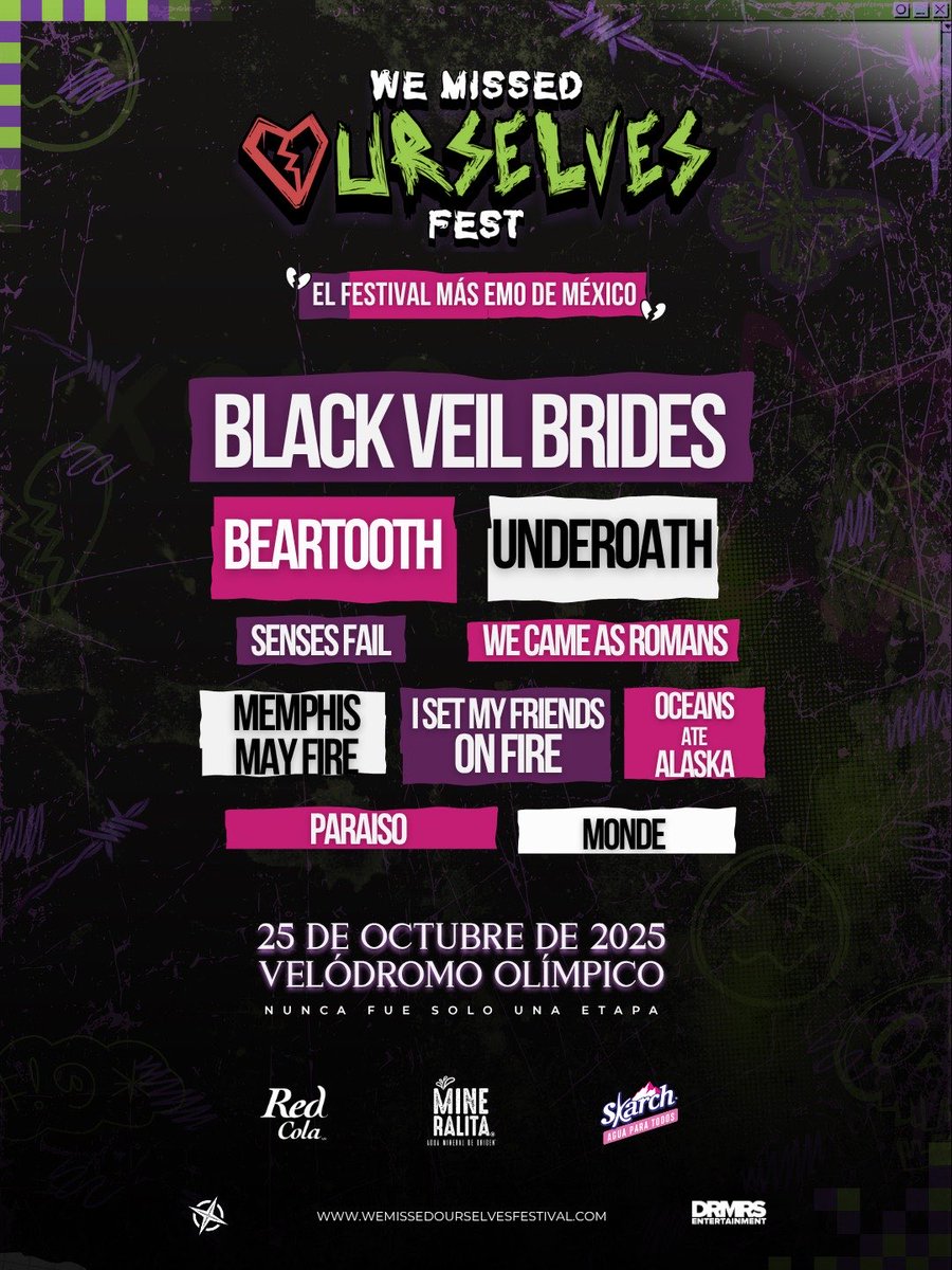 TONIGHT Mexico City - We Missed Ourselves Fest🦇🖤