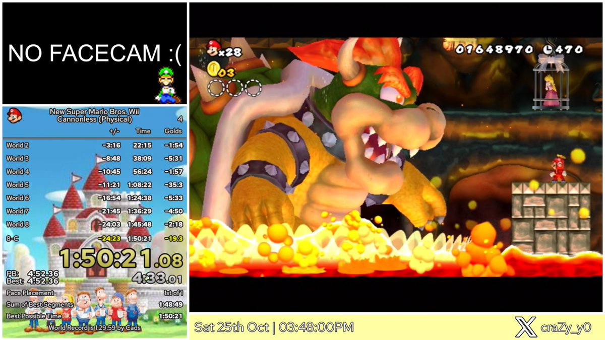 Finally got a decent time in Cannonless.