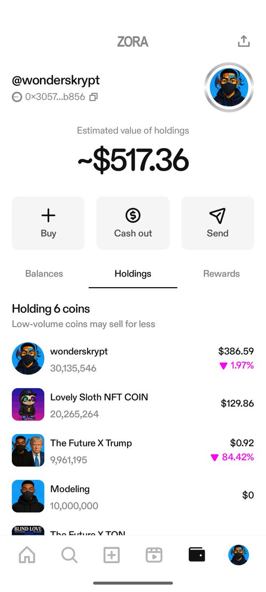 WondersKrypt's tweet photo. You Guy's Take a Look. 👀

Who's not yet on @zora ? 

You got to be kidding me. 
I'm Cooking🍲 Real Hard Here! @LovelySlothNFT 

Go Get Your Hands on Our Creator Coin Now! https://t.co/Hbg3Ib00kf