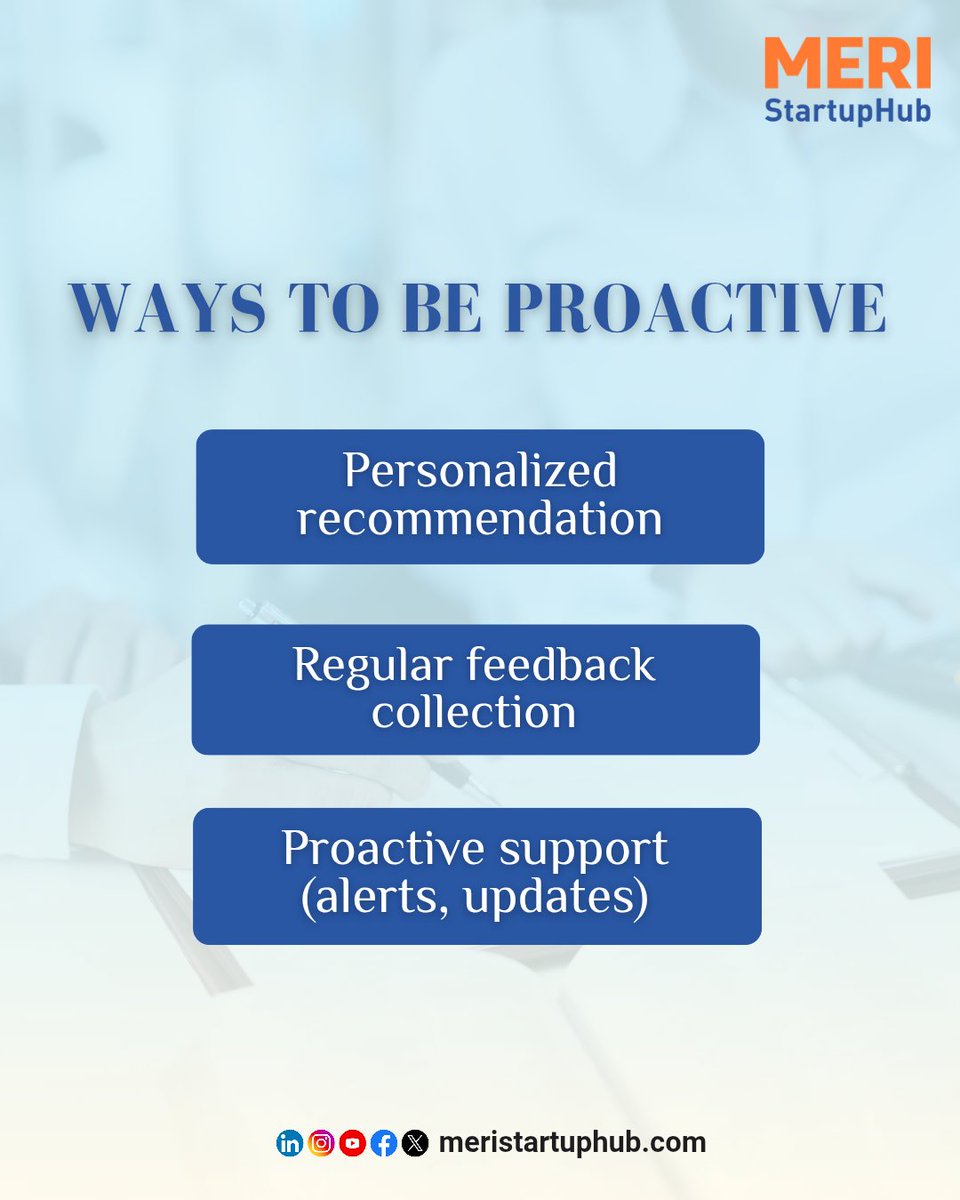 meristartuphub's tweet image. Proactive Customer Experience helps businesses stand out, reduce customer effort, and turn satisfied clients into brand advocates. It's no longer optional—it’s the new standard for success.
#meristartuphub #customerexperience #proactivecx #businessgrowth #customersuccess