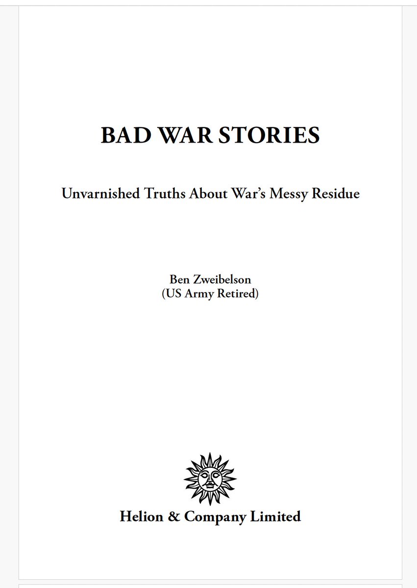 Author proofs in hand! 'Bad War Stories' is close to publication through Helion &amp; Company Ltd and set for a November UK release (using the publisher's website) and a US/international ship date of 15 JAN 2026 (using Amazon or Casemate). 249 pages, plenty of photos and all real