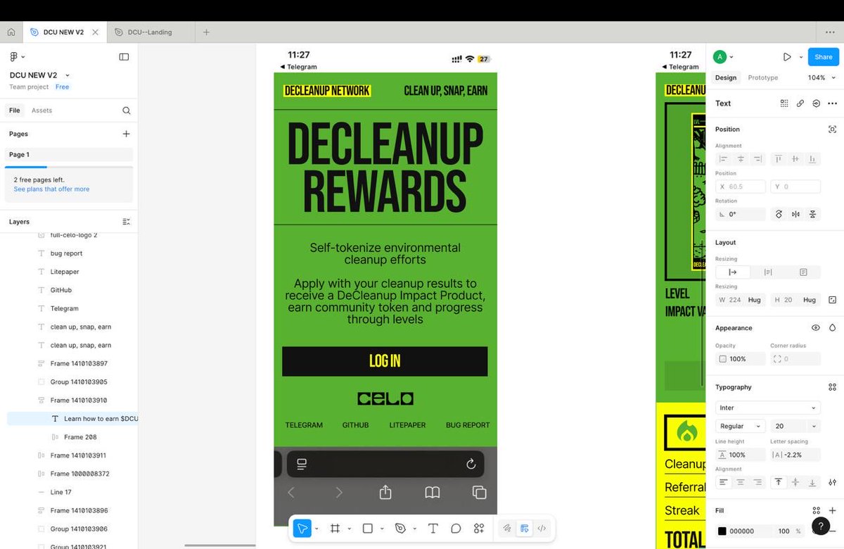 DeCleanupNet's tweet image. gm gm
applying to @ETHForTheWorld grant 🤞and are on a lookout from now on for dev contributors who would participate in bringing dApp on @Celo to its final stage and launch 🚀 
would be happy to work with you if we get this budget. let’s discuss here
github.com/DeCleanup-Netw…