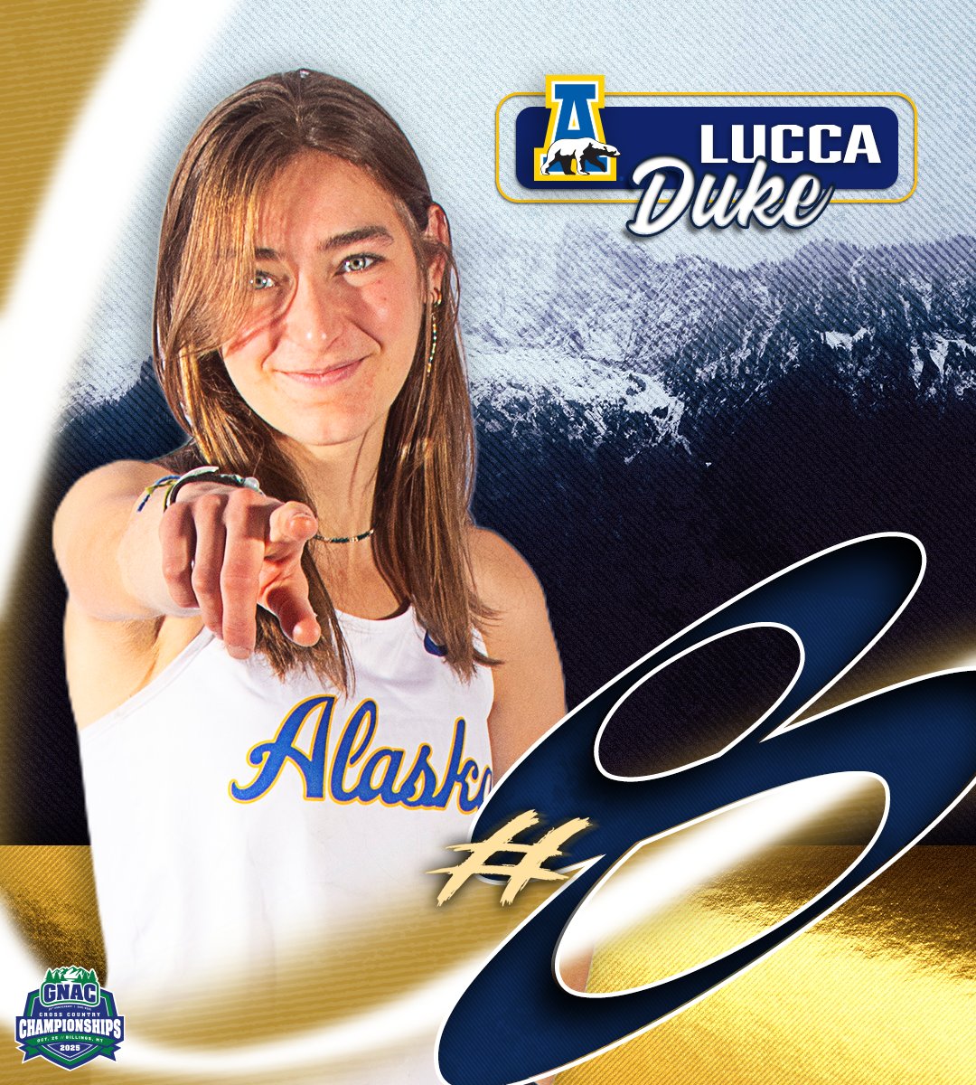What a race by Lucca this morning!! 

The sophomore takes eighth at the GNAC XC Championships to earn All-GNAC honors behind a 6k time of 21:40.1! 

WOW.

#NanookNation x #gnacxc
