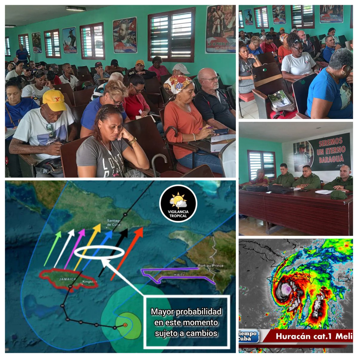 DaynerD72665's tweet photo. ✍🏼 #EnDesarrollo || Analiza el Consejo de Defensa en #Nuevitas las acciones de los distintos subgrupos para garantizar la estabilidad del municipio ante el paso del Huracán Melissa. 🌀
#PreparadosYAlertas
#PorCamagüeyTodo https://t.co/qNcrmk2ijR