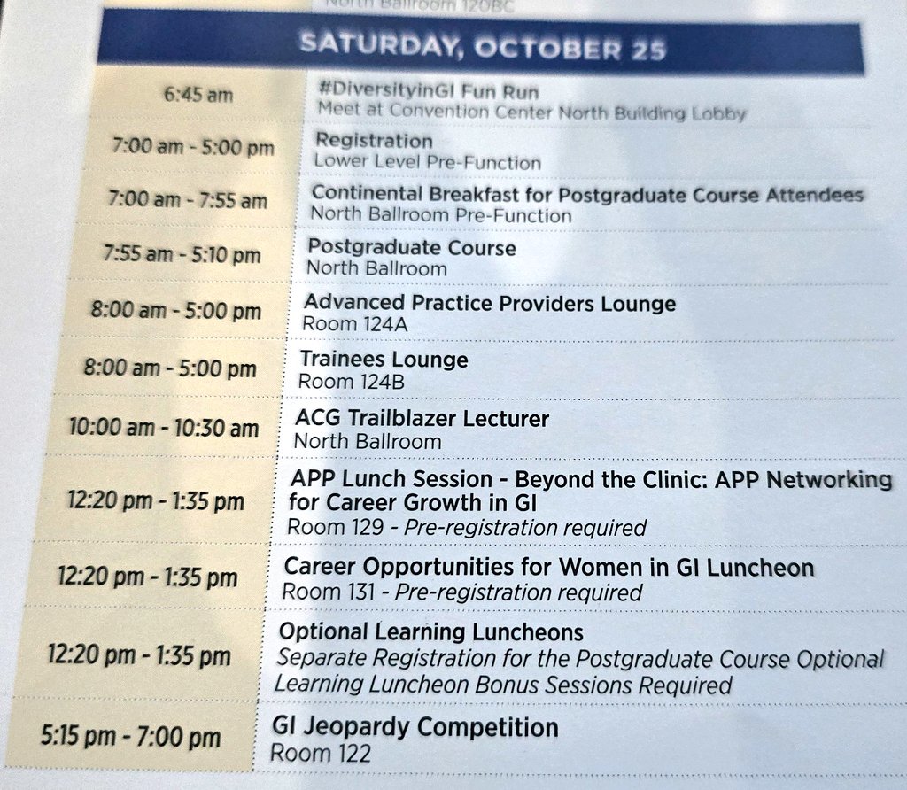 IBD_Afzali's tweet image. What are you doing for lunch 🍽  #ACGFamily?
Join us in Rm 131 Career Opportunities for #WomeninGI  See you soon! #ACG2025🌵