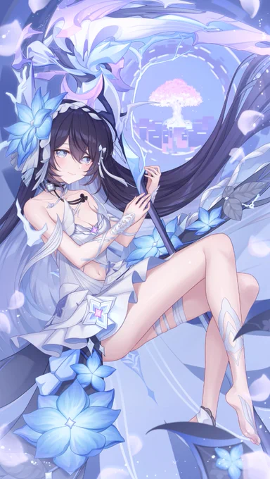 This is the whisper of the sea. Kudos to Captain for the amazing fanwork! #Seele #HonkaiImpact3rd