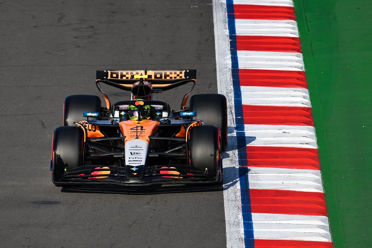 The times have tumbled! 📉⏱️

Lando Norris is currently fastest with an impressive 1:16.633 💨

#F1 #MexicoGP