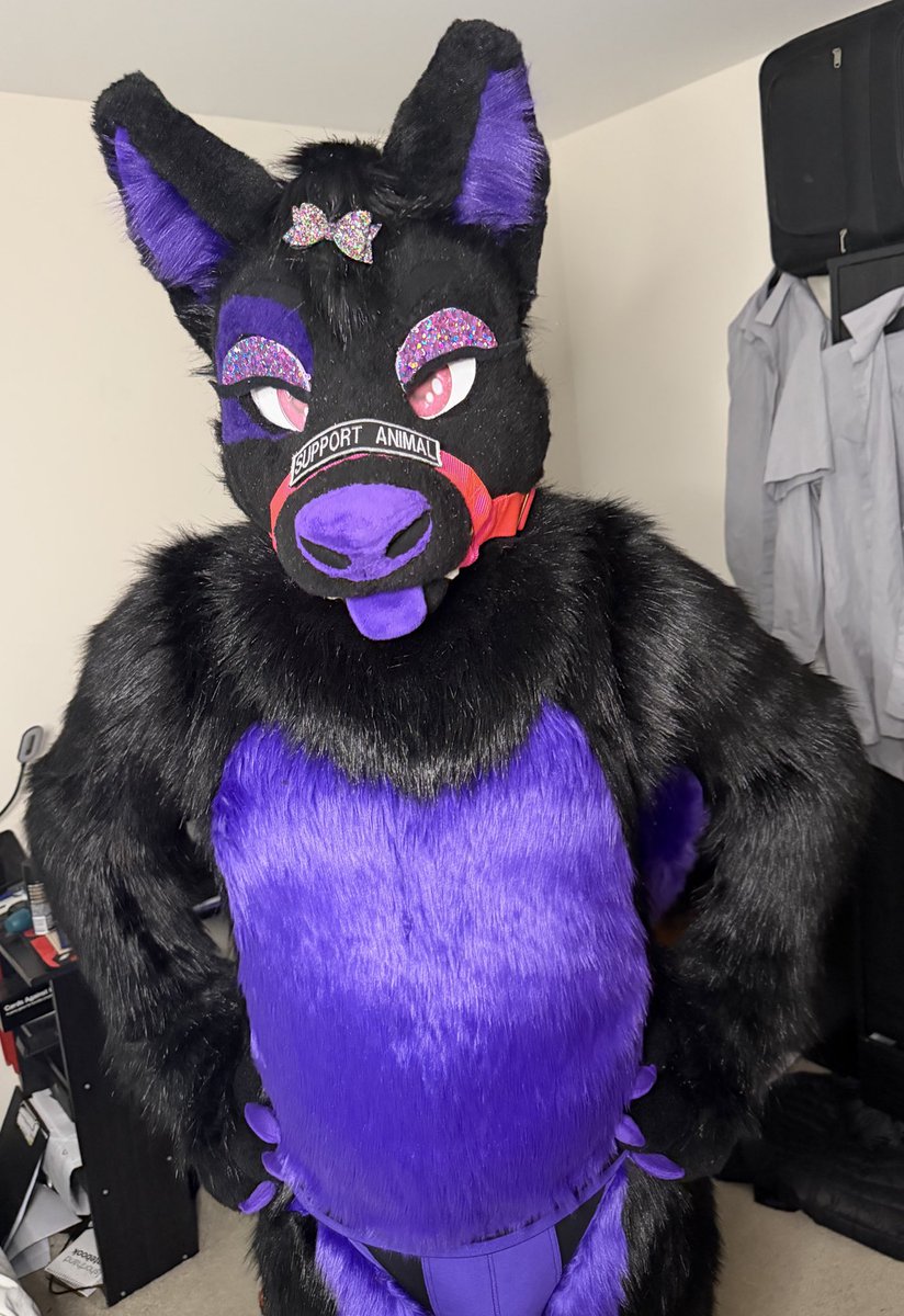 Might just clip a leash on you and make you mine~ 💜🐾