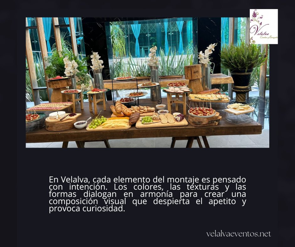VELALVAEVENTOS's tweet photo. En Velalva, creemos que la presentación es una forma de comunicación silenciosa: un lenguaje visual que expresa dedicación y pasión. 

Cuéntanos tu idea… nosotros la servimos con estilo.

https://t.co/oIfD40UDTi 

#VelalvaGourmet  #EventosConEstilo  #CocinaQueInspira https://t.co/wm4CNaGrdH