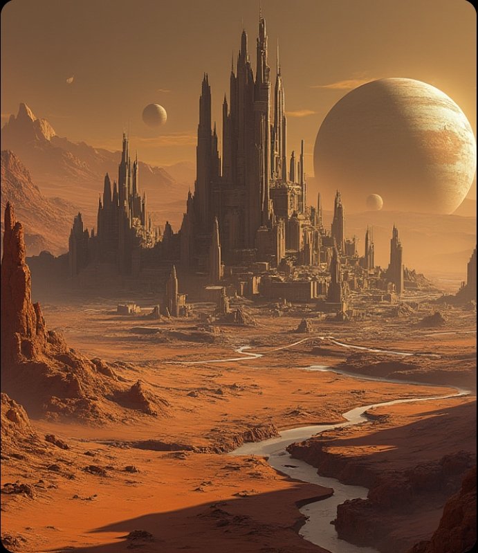 DimaZeniuk's tweet image. What would you name the first city on Mars?