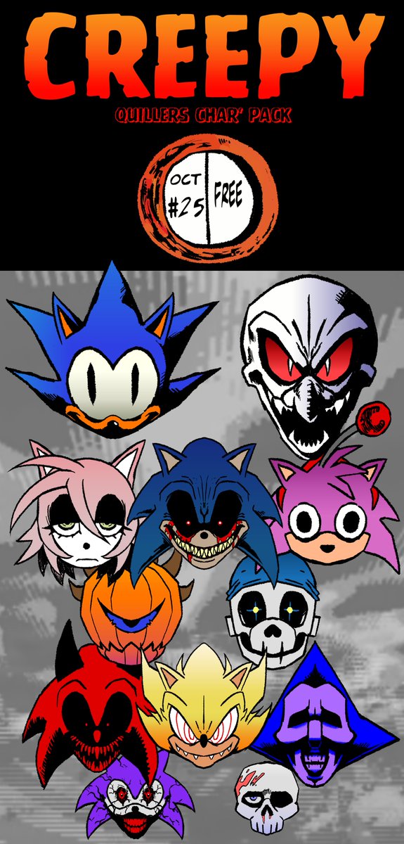 This is it folks!

This is the final release, The Creepy Quillers Pack is now available for Ring Racers!

Credit to <a href="/codetrillogy/">CodeTrillogy| 🟩 C0mms CLOSED 🟩</a> for the line art in the art piece.

SRB2 Forums:🦔
mb.srb2.org/addons/creepy-…

Gamebanana: 🎮
gamebanana.com/mods/629328

#ringracers #sonicexe #EXE