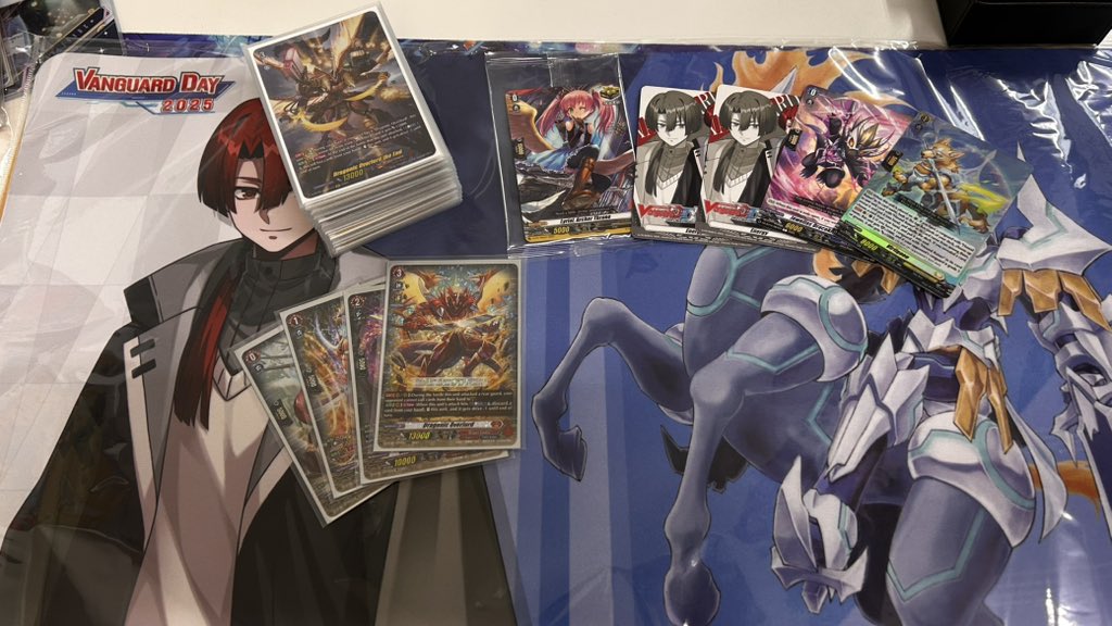 ShadowRockersTV's tweet photo. Weekly locals report. #cardfightvanguard day, I won with the true END. Did add the new order, it’s really gud. Was able to play some #digimon as well. Also did open packs of GD-02 of #GCG https://t.co/IWVSPRbwDS