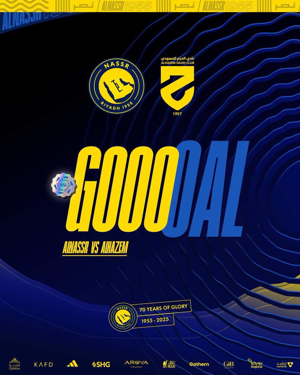 25’ | هـــــدف! 🔥
الهدف الأول للعالمي عن طريق جـواو فيليكس 🤩
#النصر_الحزم