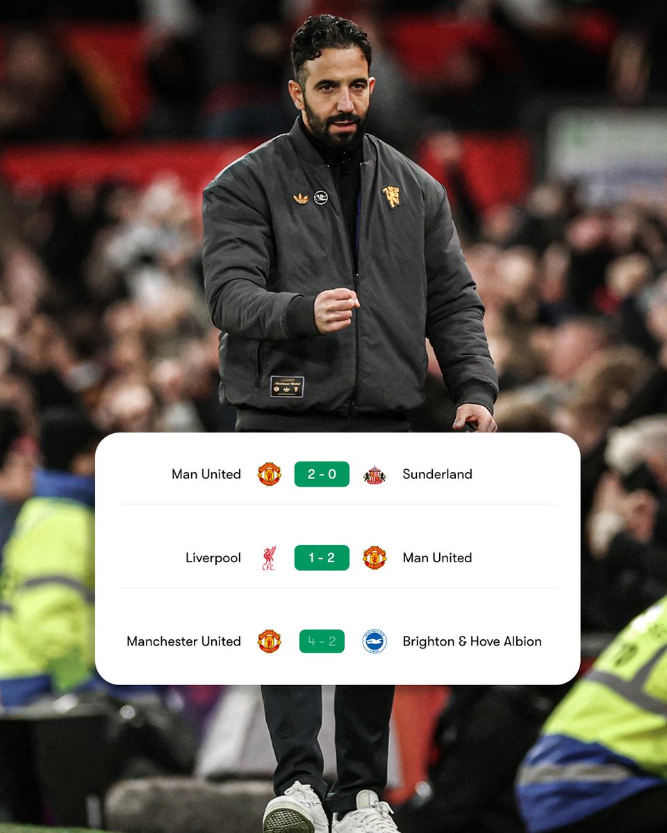 ESPNFC's tweet photo. MANCHESTER UNITED ARE RIDING HIGH WITH THEIR THIRD CONSECUTIVE WIN 🔥 https://t.co/zpTvEEb6qN