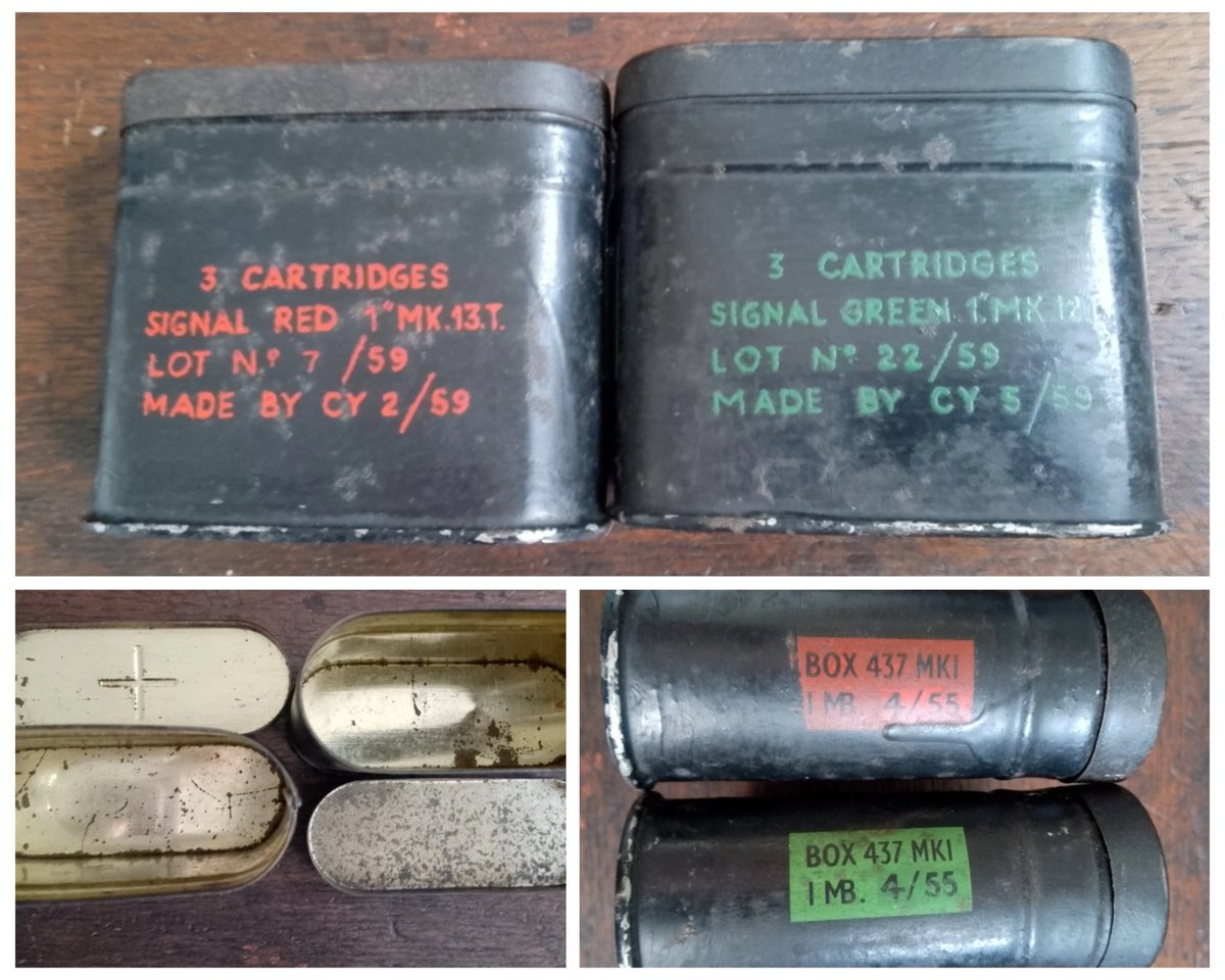 Storage tins for flare cartridges made at ROF Chorley.
#rof #royalordnancefactory #rofchorley #chorley #Lancashire #localhistory