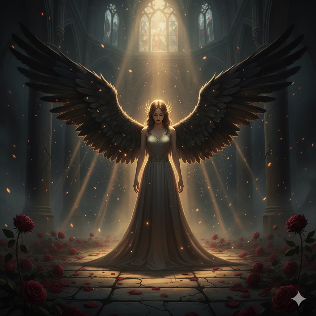 Angel_leus's tweet image. #Iris #GothicAngel #DarkRedemption #FantasyArt #FallenAngel #LightInDarkness #EmotionalFantasy #RealisticArt #DarkBeauty #GothicAesthetic