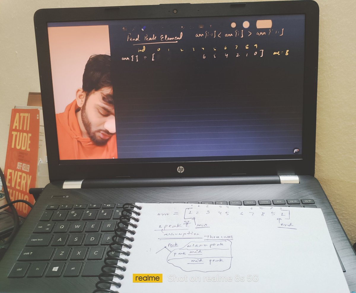 Navneetrajgupta's tweet image. Day 34 of #100DaysOfCode 
Today I solved two leetcode problems 
• find single element in a sorted array by binary search 
•peak element 
#DSA #LeetCode #Arrays #CPP