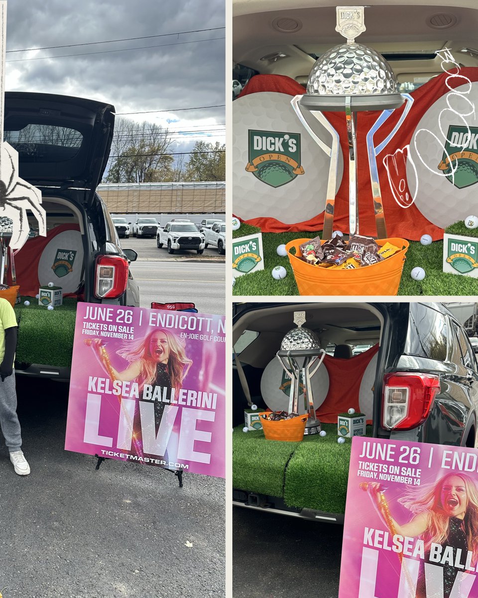dicksopengolf's tweet image. 👻 Stop by and see us at the Trunk or Treat at Williams Toyota from 3:00 - 5:00 pm! We&apos;re giving out candy and celebrating spooky season properly! See you soon! 

📍 Location: Williams Toyota of Binghamton - 393 Court Street, Binghamton, NY