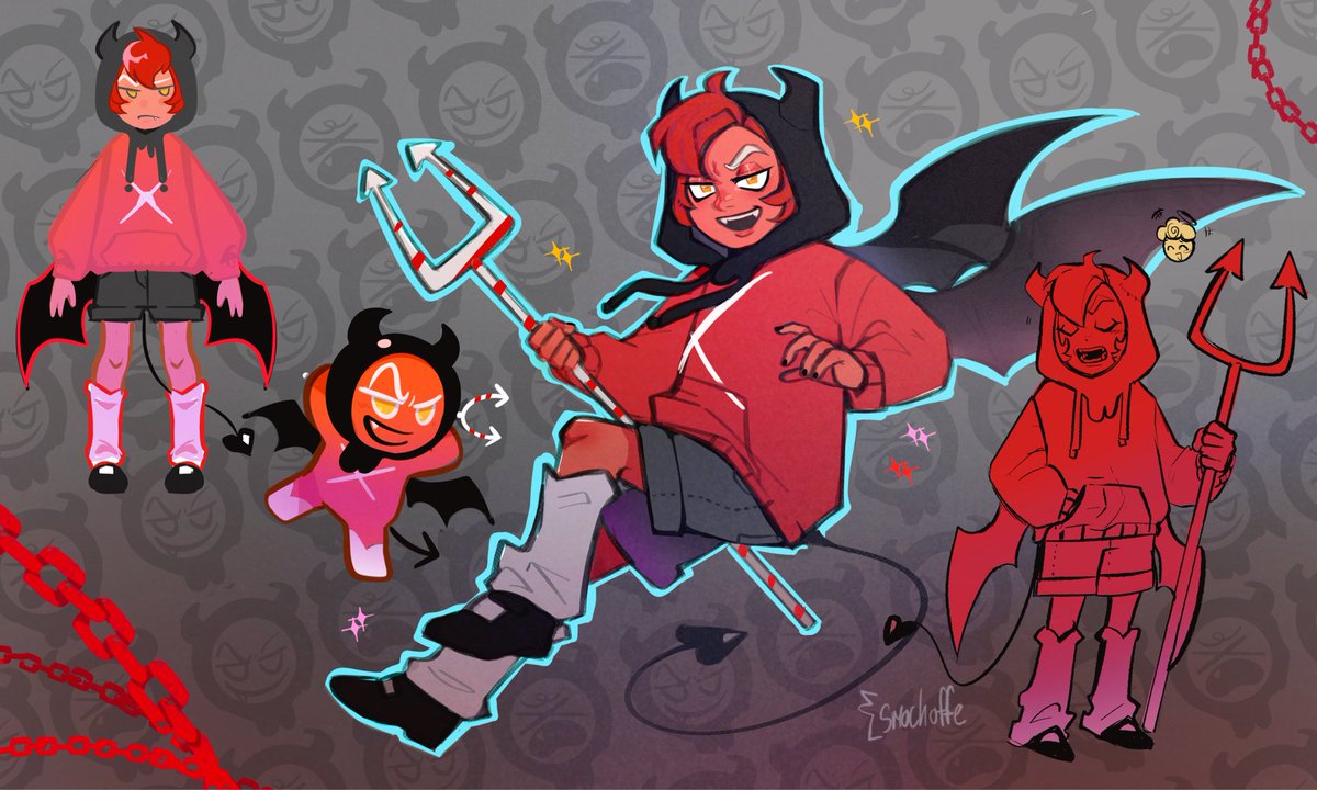 smochoffee's tweet photo. I redesigned Devil cookie humanized :’0
.
#cookierunkingdom  #cookierunovenbreak https://t.co/cCDvLDn2zd