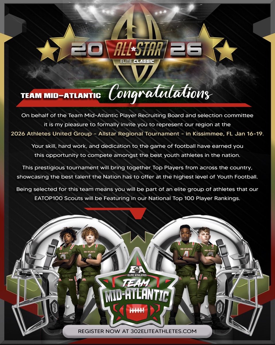 lgoinesqb2030's tweet photo. Blessed to receive an invite to Team Mid-Atlantic. #AGTG https://t.co/yvOtxuP77A