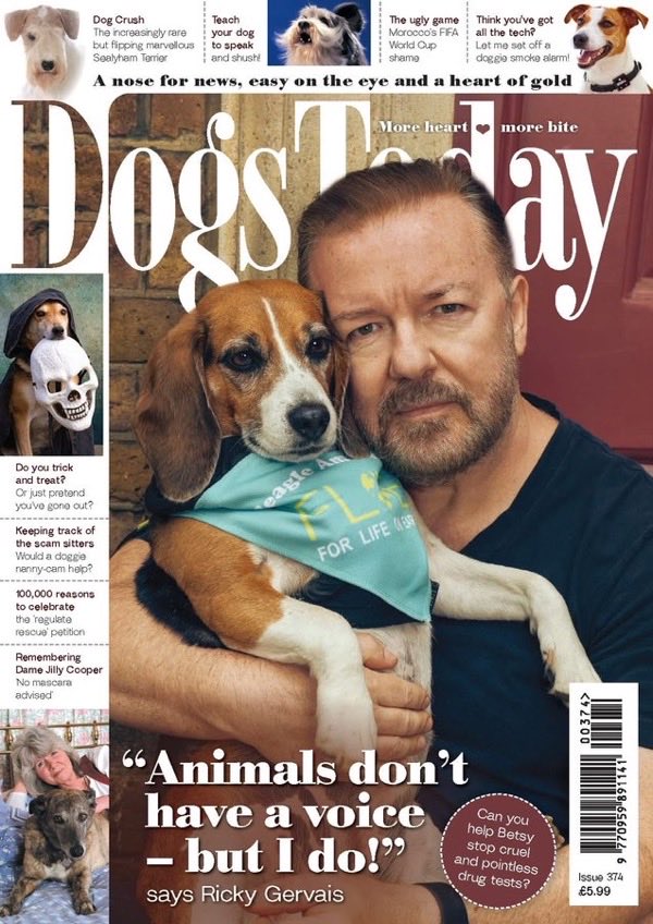 Protect_Wldlife's tweet image. Thank you for caring @RickyGervais 🙏.

@BetsyAmbassador 
@Dogs_Today 

Say NO to #AnimalTesting NOW! 🚫