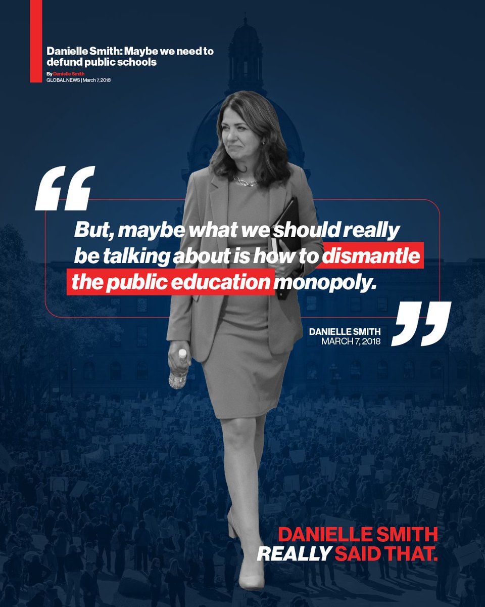 albertaNDP's tweet image. When Danielle Smith tells us who she is, let&apos;s believe her.