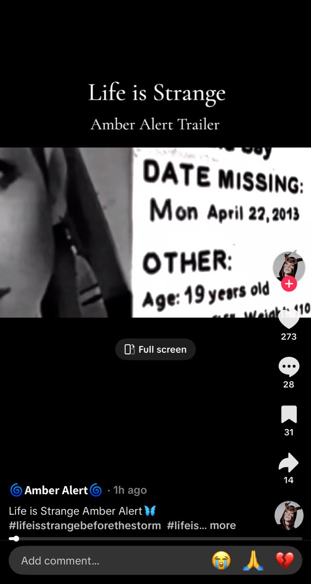 Life is Strange: Amber Alert tweet media