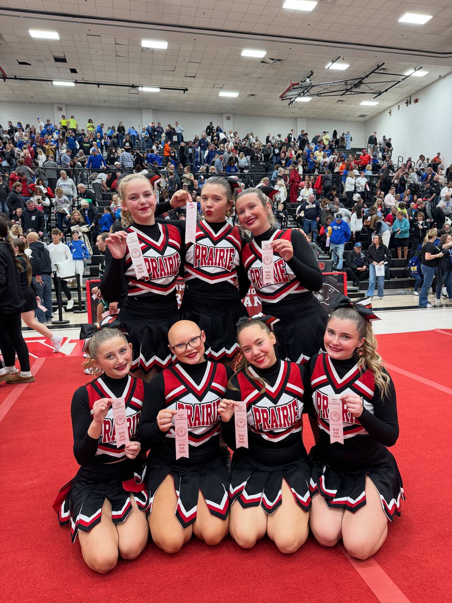 Gopher_Cheer's tweet image. Clinton Prairie Cheerleading is advancing to State! This is the first time in over a decade that Clinton Prairie has advanced out of prelims to the ICC State Championship Competition. So proud of these girls and all of their hard work. @GopherAD @CPHSGophers