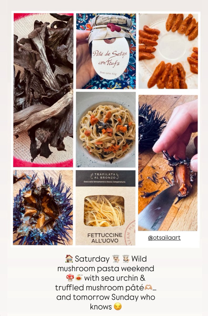 Today’s joy 🍝 👩🏻‍🍳 

#pasta 
#mushroom
#truffle
#seaurchin